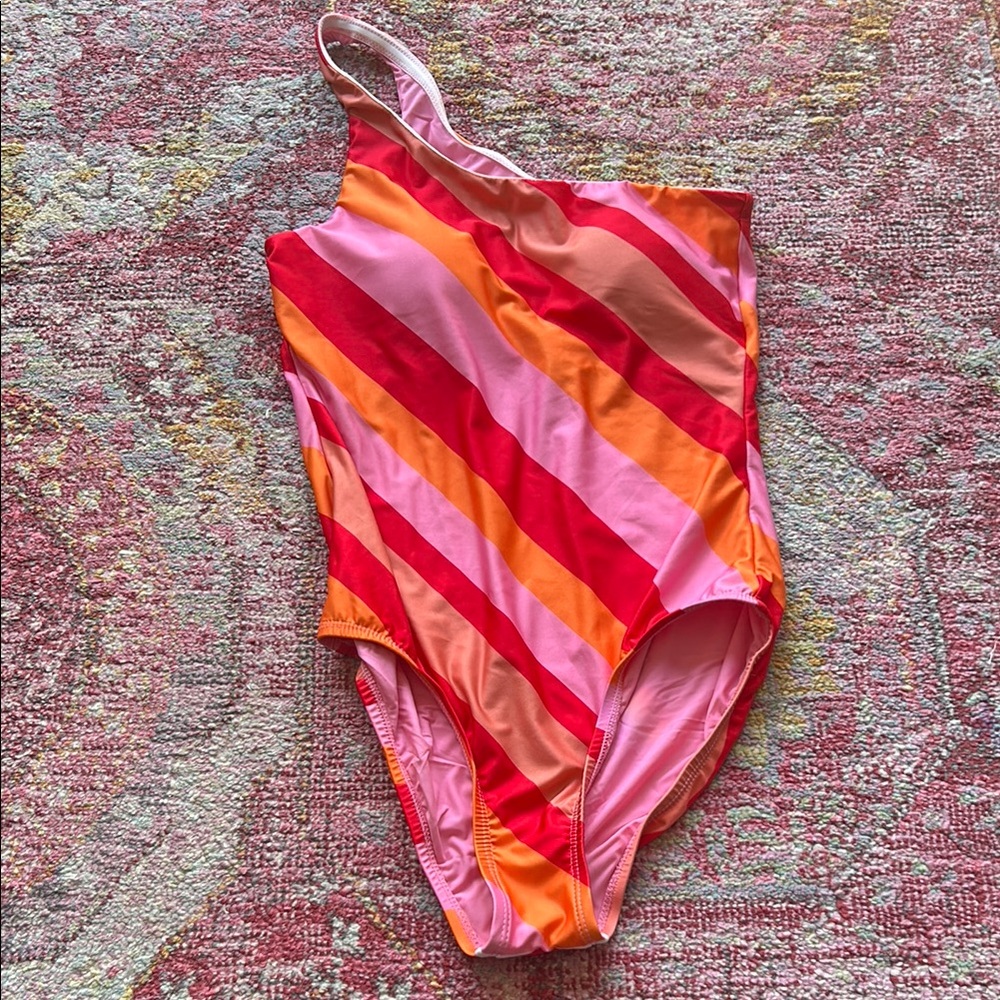 ModCloth Colorful Striped One Piece Swimsuit
